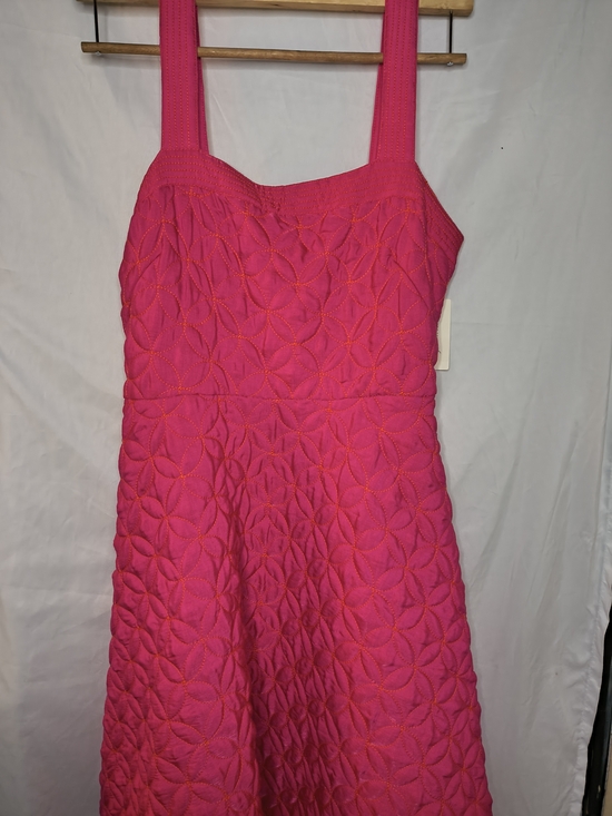 Maeve Dresses & Skirts - Maeve Hot Pink Quilted A-Line Sundress